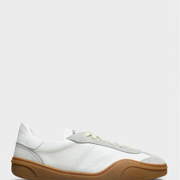 Acne Studios - Bars Sneakers in White and Brown