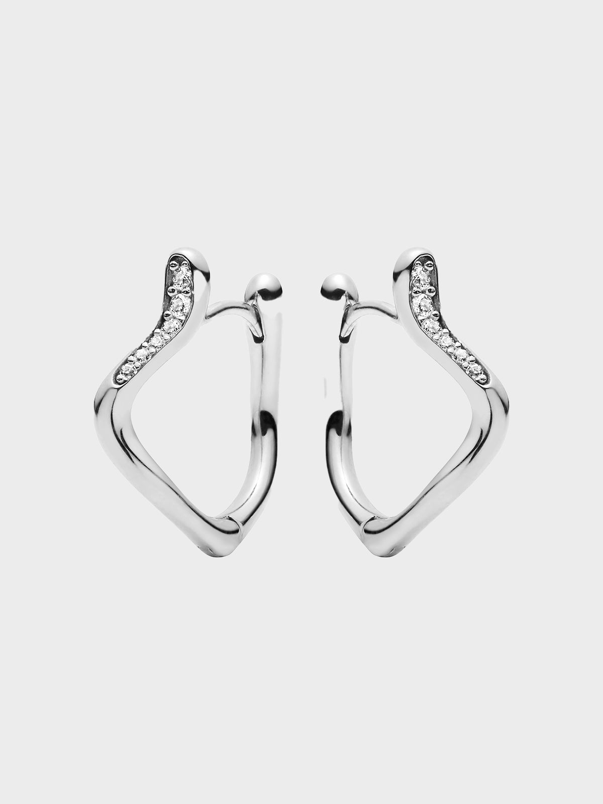 Maria Black - Yasmin 12 Huggie Earring in Silver