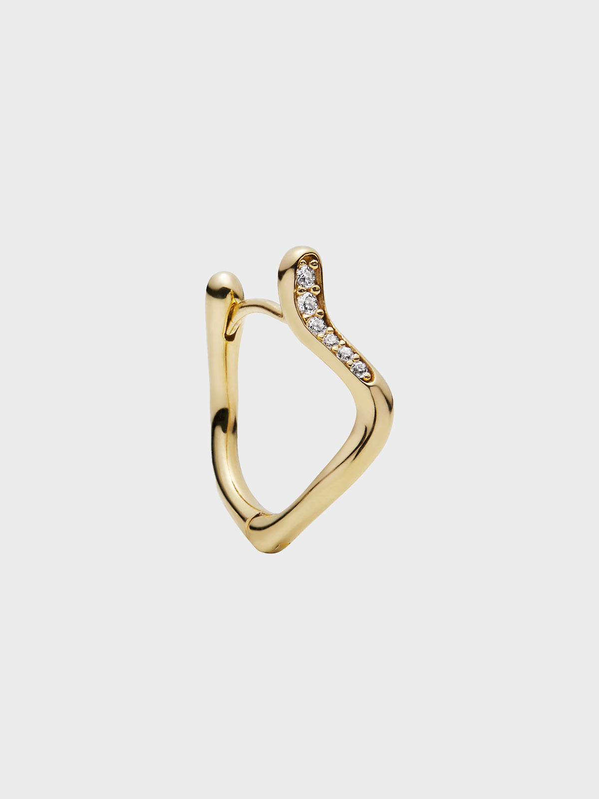 Maria Black - Yasmin 12 Huggie Earring in 18K Gold Plated