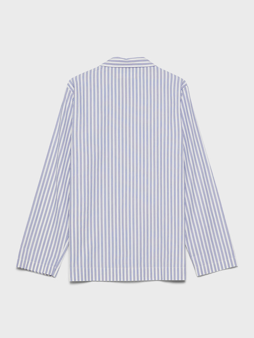 Poplin Pyjamas Shirt in Skagen Stripes