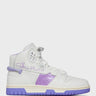 Acne Studios - High Top W Sneakers in White and Purple