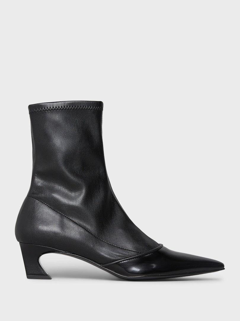 Acne Studios - Heeled Ankle Boots in Black