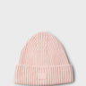 Acne Studios Face - Ribbed Beanie Hat in Faded Pink Melange
