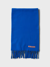 Acne Studios - Skinny Fringed Wool Scarf in Royal Blue