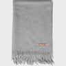 Acne Studios - Fringe Wool Scarf in Light Grey Melange