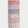 Acne Studios - Mohair Checked Scarf in Fuchsia, Lilac and Pink