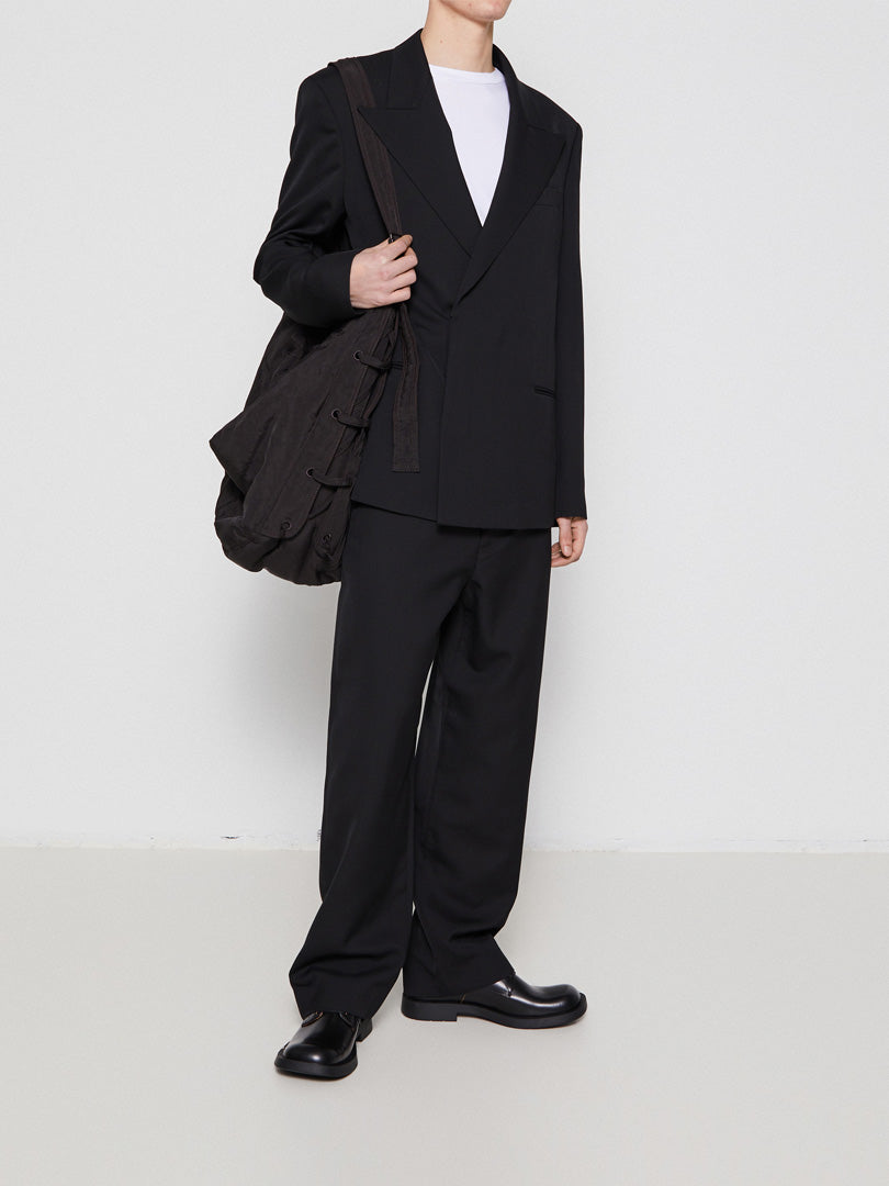 Double-Breasted Blazer in Black