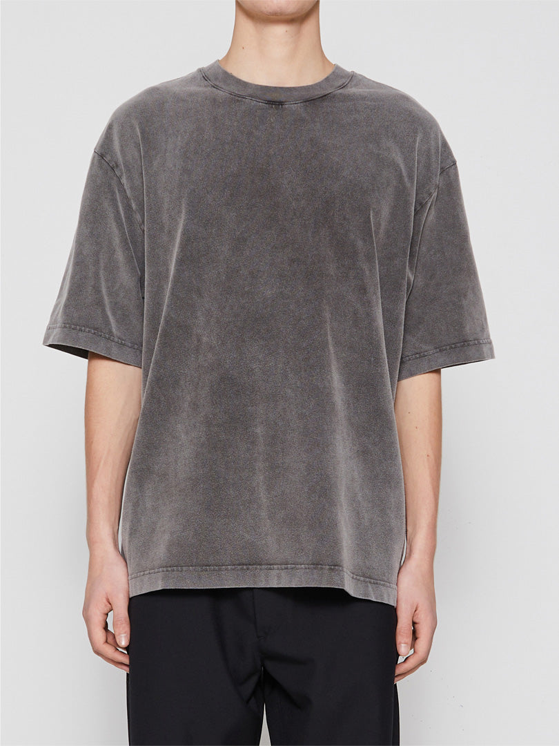 Acne Studios - Patch Logo T-shirt in Faded Black