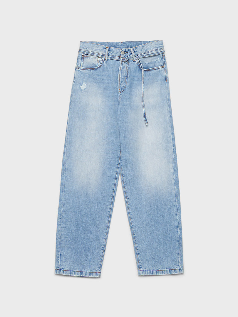 Hthy Hombres Jeans Light Blue Denim Jogger Pantalones Hombre Lado Rivets  Casual Haren Hombres Pantalones (Color : A, Size : 38) : : Moda