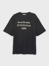 Acne Studios - Logo T-shirt in Faded Black