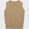 Andersen-Andersen - Navy Vest Knitwear in Camel