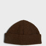 Andersen-Andersen - Short Beanie in Natural Brown