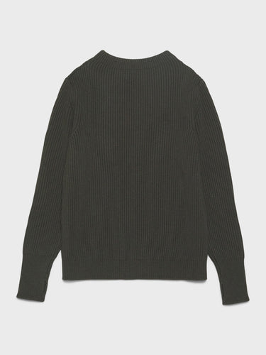 Andersen-Andersen - Navy Crewneck in Hunting Green