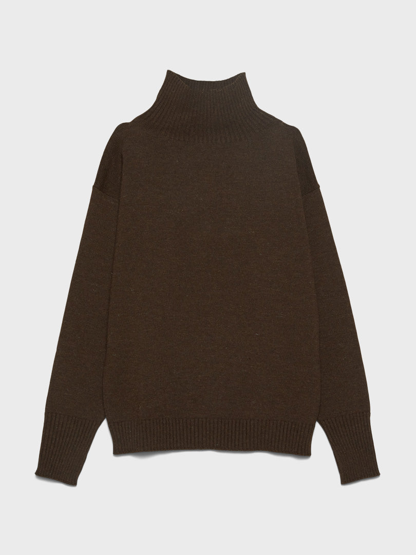 Andersen Andersen - Seaman Turtleneck in Natural Brown 