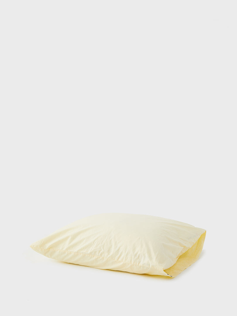 Tekla - Percale Pillow Sham in Sun Bleached Yellow