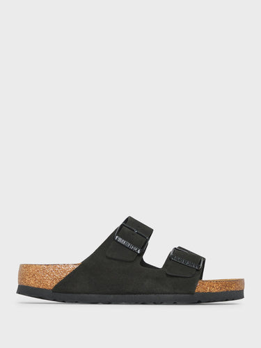 Birkenstock - Arizona Narrow Sandals in Suede Black