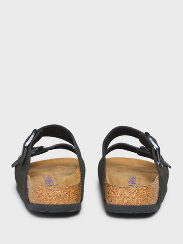 Birkenstock - Arizona Narrow Sandals in Suede Black