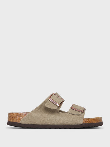 Birkenstock - Arizona Narrow Sandals in Suede Taupe