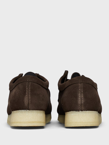 Clarks - Wallabee Shoes in Dark Brown