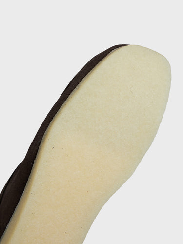 Clarks - Wallabee Shoes in Dark Brown