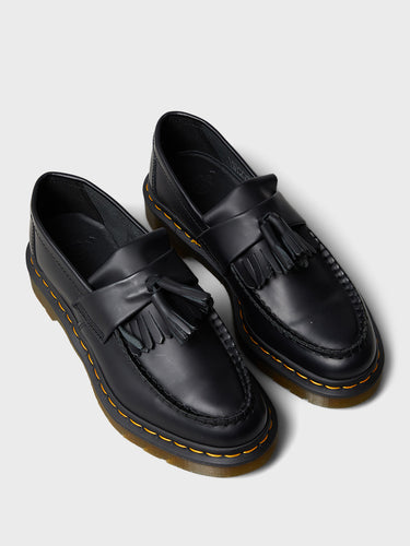 Dr. Martens - Adrian Loafers in Black Polished Smooth