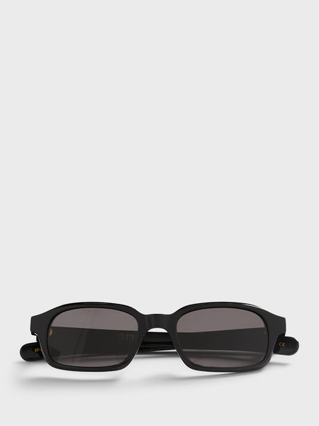 小物 flatlist tishkoff black Flatlist Tishkoff Sunglasses - Solid Black / Solid Black