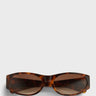 Flatlist - Eddie Kyu Sunglasses in Tortoise and Brown Gradient Lens