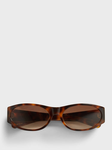 Flatlist - Eddie Kyu Sunglasses in Tortoise and Brown Gradient Lens
