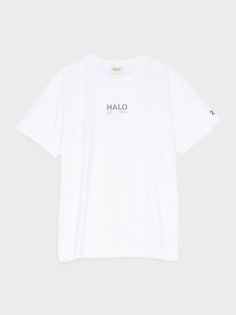 Halo - Cotton T-Shirt in White