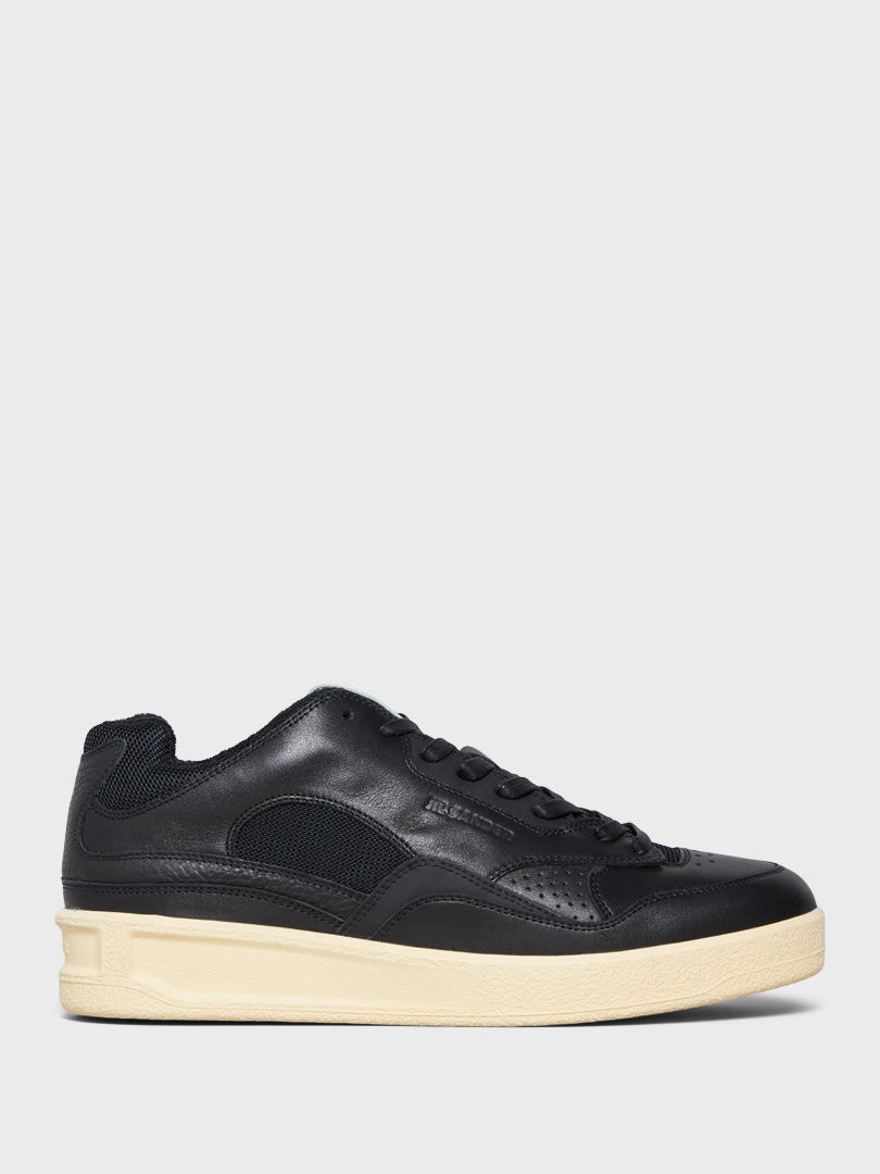 Jil Sander - Low-Top Sneakers in Black and Off White