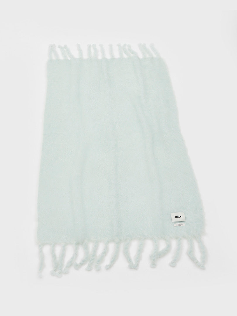 Tekla x Le Corbusier Mohair Blanket in Outremer Gris