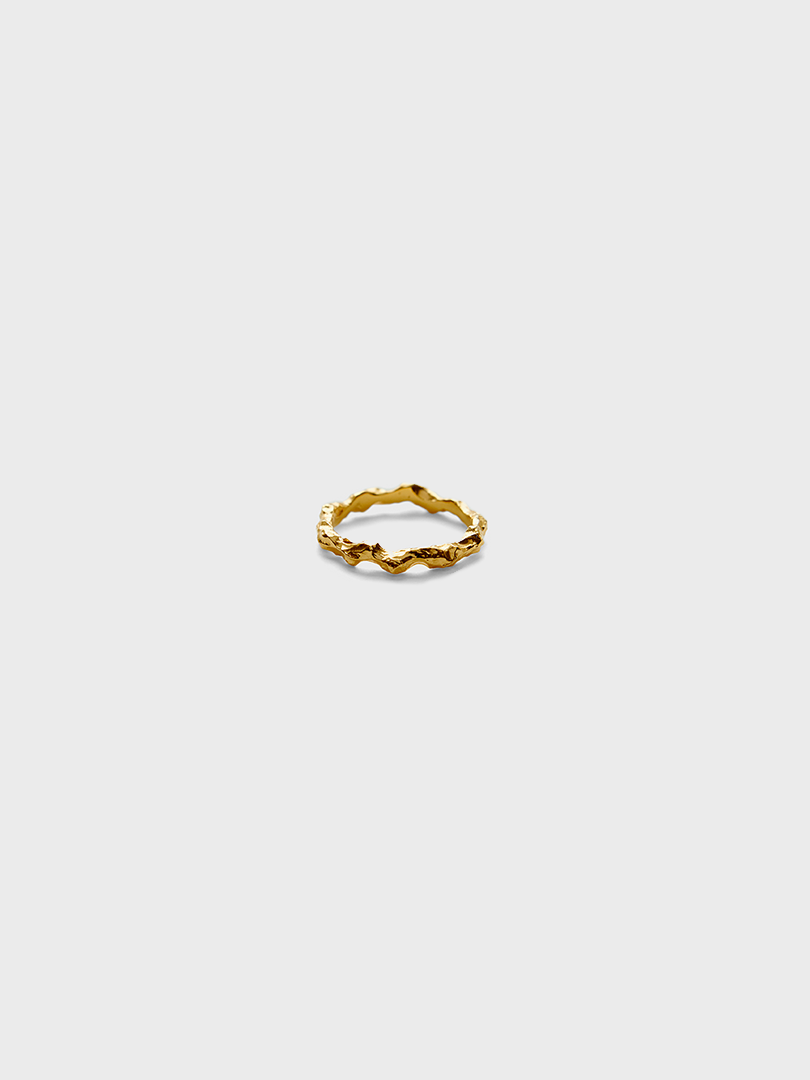 Lea Hoyer - Calm Ring with Gold Plating