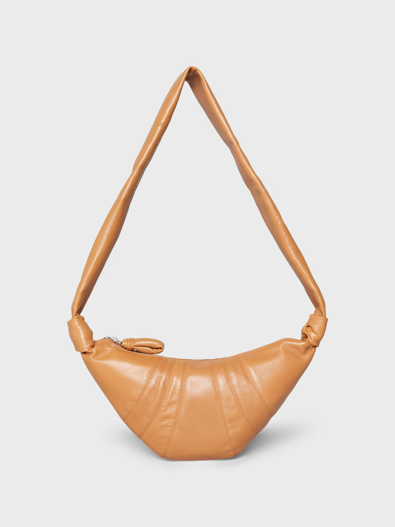 Lemaire - Small Croissant Bag in Sugar Brown