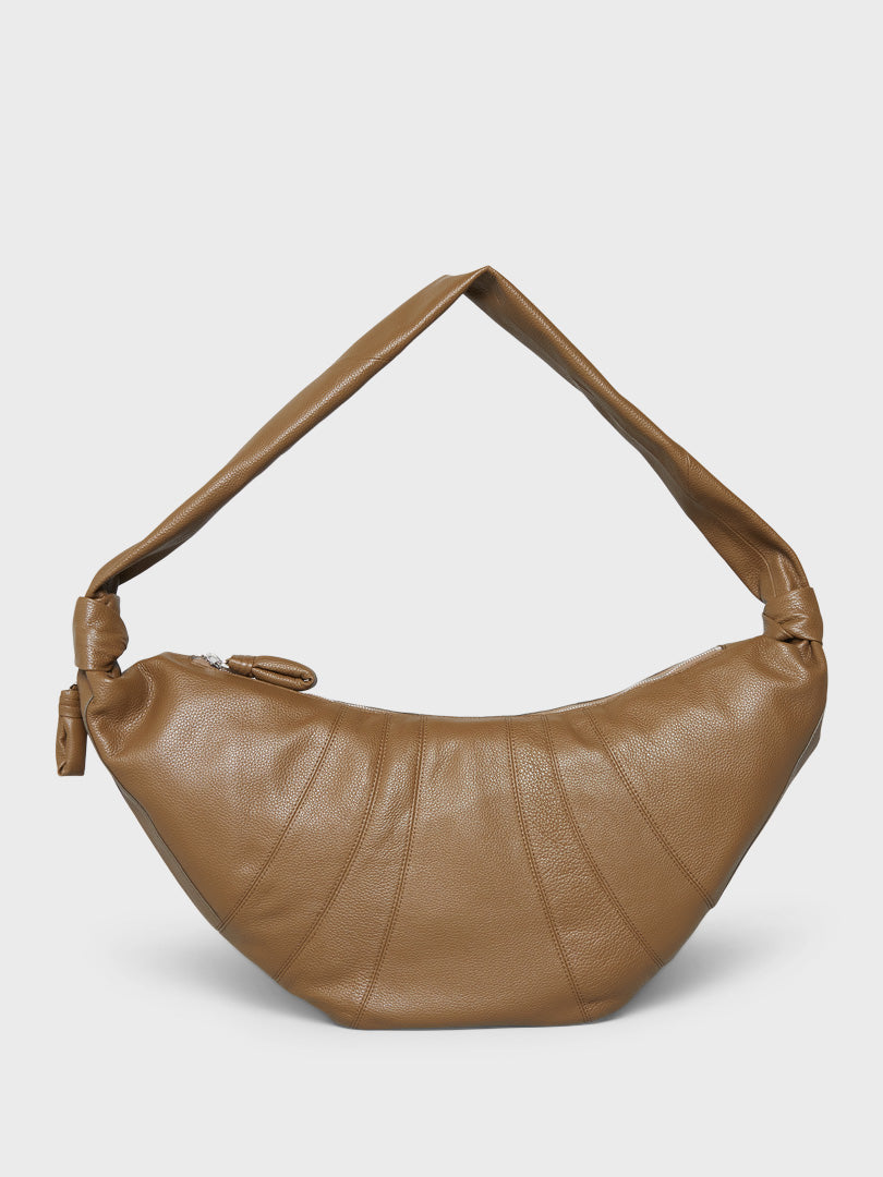 Lemaire - Large Croissant Bag in Olive Brown