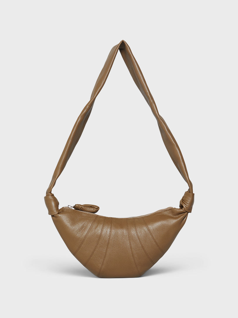 Lemaire - Small Croissant Bag in Olive Brown