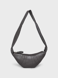 Lemaire - Small Croissant Bag in Dark Chocolate