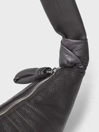 Lemaire - Small Croissant Bag in Dark Chocolate