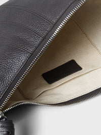 Lemaire - Small Croissant Bag in Dark Chocolate