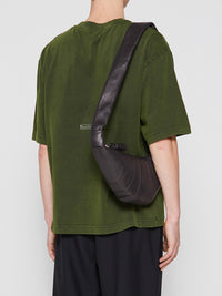 Lemaire - Small Croissant Bag in Dark Chocolate