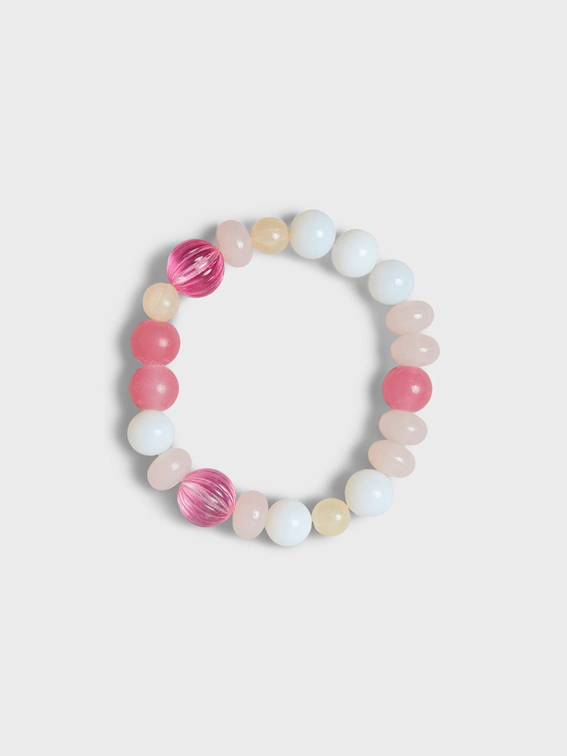 Lorca - North Pole Bracelet in Pink and White