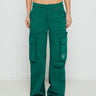 Marine Serre - Workwear G. Dye Evergreen Pants in Evergreen
