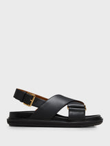 Marni - Fussbett Sandals in Black