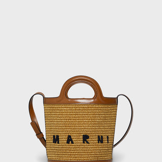 Marni - Tropicalia Bucket Bag in Raw Sienna