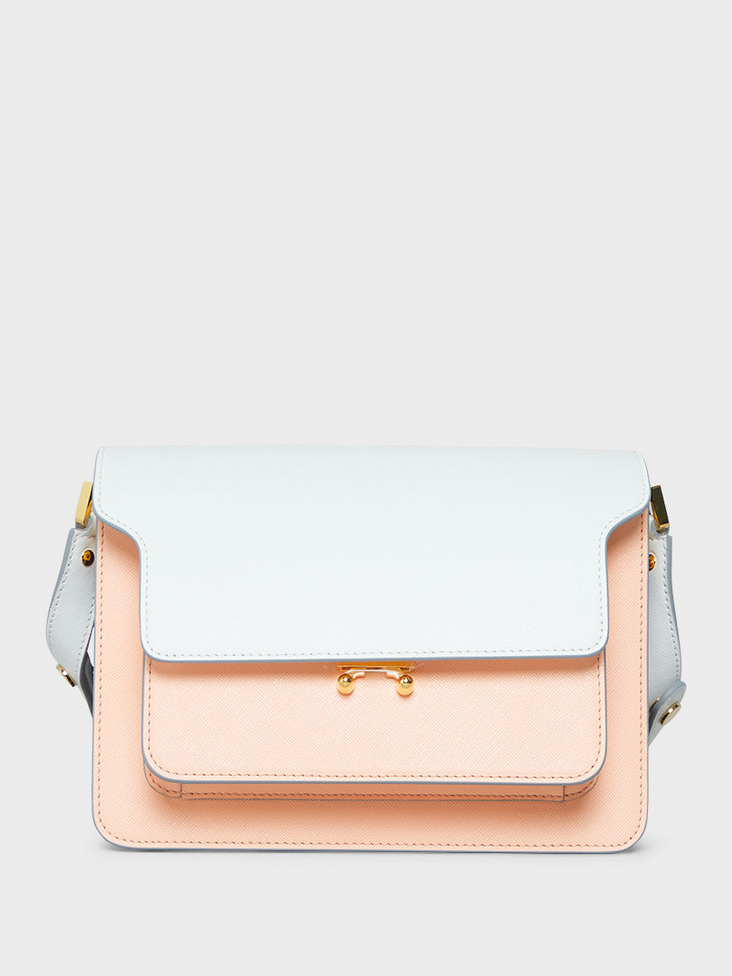 Marni - Trunk Bag in White, Peach and Red
