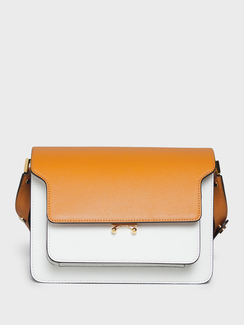 Marni - Trunk Bag in Orange, White and Blue – stoy