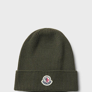 Moncler - 3B70500 Berretto Tricot Hat in Green