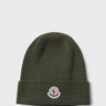 Moncler - 3B70500 Berretto Tricot Hat in Green