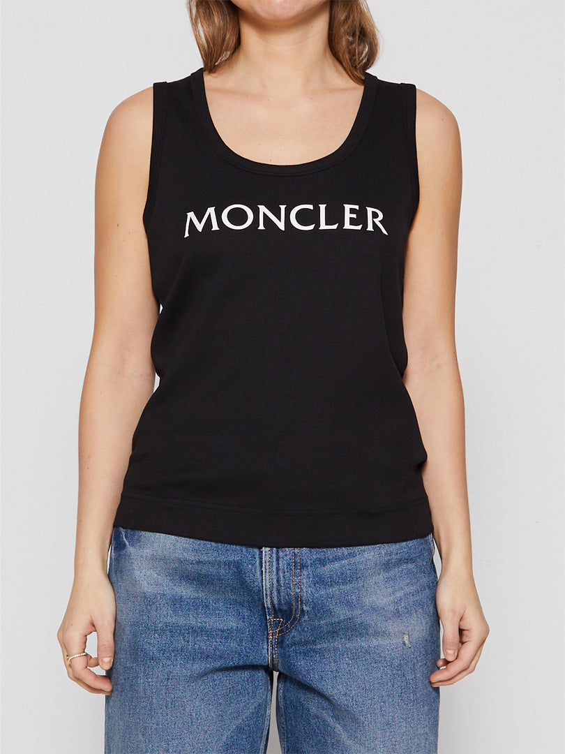 Moncler - Top Jersey in Black