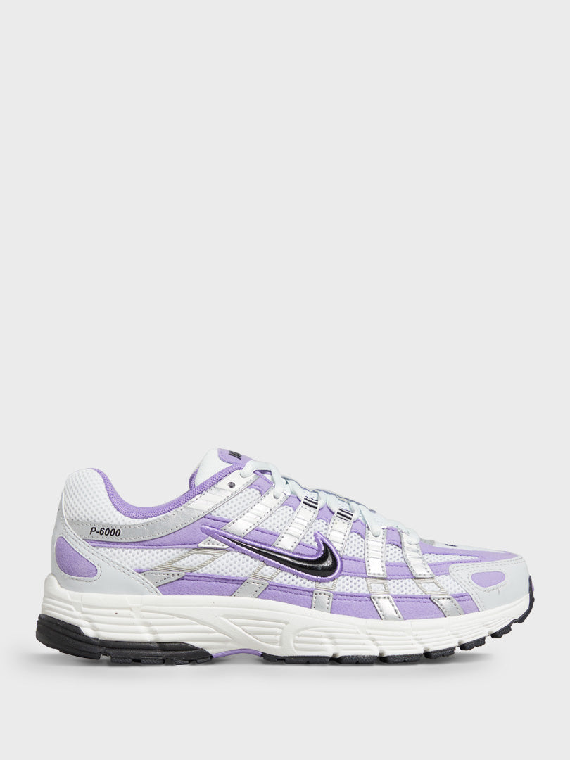 Nike - P-6000 Sneakers in Space Purple, Black and Summit White