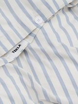 Tekla - Percale Duvet Cover in Needle Stripes
